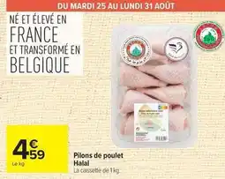 Carrefour Pilons de poulet halal offre