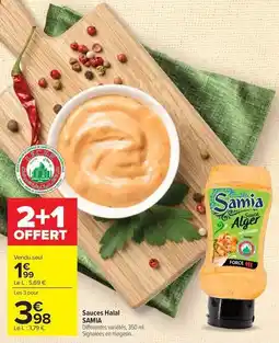 Carrefour Société - sauces halal offre