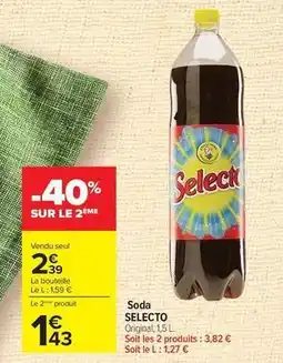 Carrefour Soda offre
