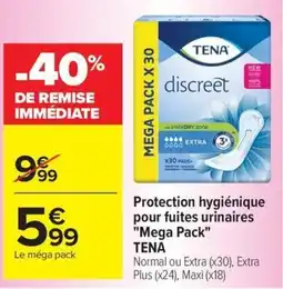 Carrefour Market TENA discreet offre