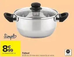 Carrefour Market Simply - faitout offre