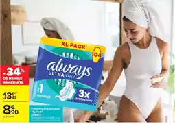 Carrefour Market always Protections hygiéniques offre