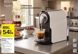 Carrefour Market Nespresso - machine expresso blanche offre