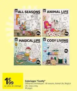 Carrefour Market Cosy - coloriages offre