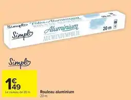Carrefour Market Folia - rouleau aluminium offre