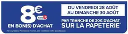 Carrefour Market Sur la papeterie offre