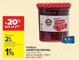 Carrefour Market Carrefour - confiture original offre