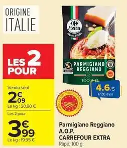 Carrefour Market Carrefour - parmigiano reggiano a.o.p. extra offre