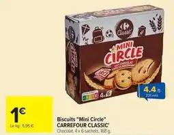 Carrefour Market Carrefour - biscuits mini circle offre