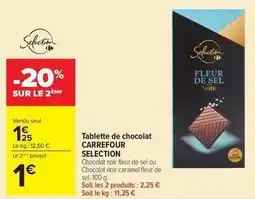 Carrefour Market Carrefour - selection tablette de chocolat offre