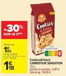 Carrefour Market Carrefour - cookies&chock sensation offre
