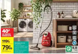 Carrefour Market Rowenta Aspirateur avec sac offre