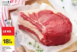 Carrefour Market Viande bovine: côte avec os à griller offre