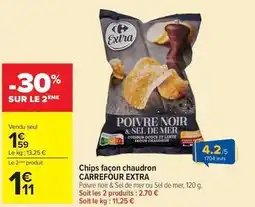Carrefour Market Carrefour - chips façon chaudron offre