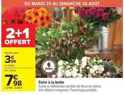 Carrefour Market Foire à la botte offre
