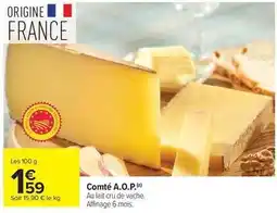 Carrefour Market Comté a.o.p offre