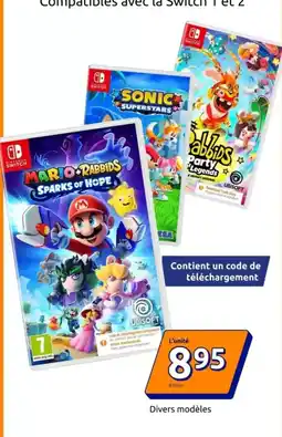 Action Switch - divers modeles offre