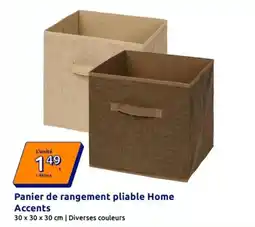 Action Panier de rangement pliable home offre