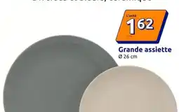 Action Grande assiette offre
