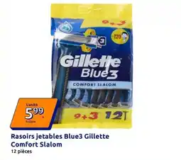 Action Gillette - rasoirs jetables blue3 offre