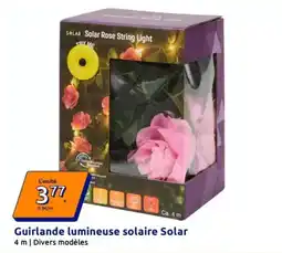 Action Solar - guirlande lumineuse solaire offre