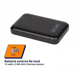 Action Watts - batterie externe re-load offre