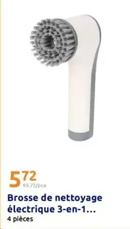 Action Brosse de nettoyage électrique 3-en-1 offre