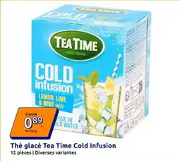 Action Infusion - the glace tea time cold infusion offre