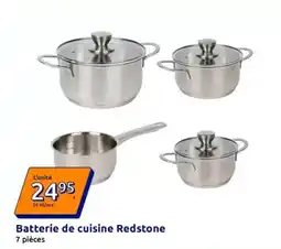 Action Batterie de cuisine redstone offre