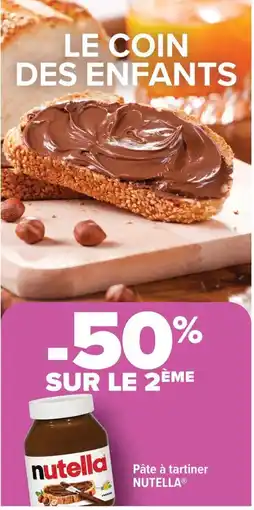 Carrefour Nutella Pâte à tartiner offre