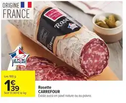 Carrefour Carrefour Rosette offre