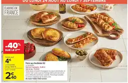 Carrefour Foire aux feuilletés offre