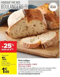 Carrefour Pavé rustique offre