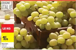 Carrefour Raisin blanc offre