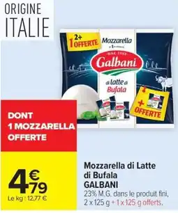 Carrefour Galbani Mozzarella di Latte di Bufala offre