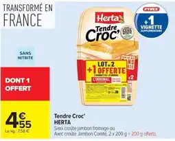Carrefour Herta Tendre Croc' offre