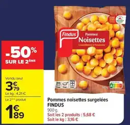 Carrefour Findus Pommes Noisettes offre
