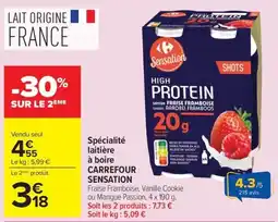 Carrefour Sensation High Protein offre