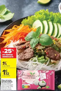 Carrefour NATURA Natura Shirataki de konjac offre