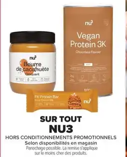 Carrefour nu3 Beurre de cacahuète offre