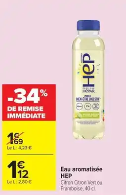 Carrefour HEP Eau aromatisée offre