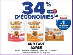 Carrefour Iams chat stérilisé offre
