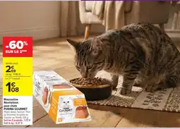Carrefour Purina gourmet mousseline révélations pour chat offre