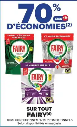 Carrefour Fairy offre