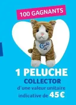 Carrefour Globalears Peluche collector offre