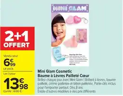 Carrefour Mini Glam Baume à Lèvres Pailleté Cœur offre