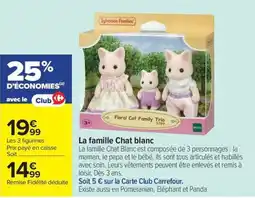 Carrefour Sylvanian Families Floral Cat Family Trio offre