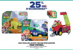 Carrefour Paw patrol sur tous les joutes 1er age spin master offre