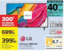 Carrefour LG Téléviseur QNED 4K offre