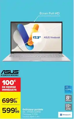 Carrefour ASUS Vivobook offre